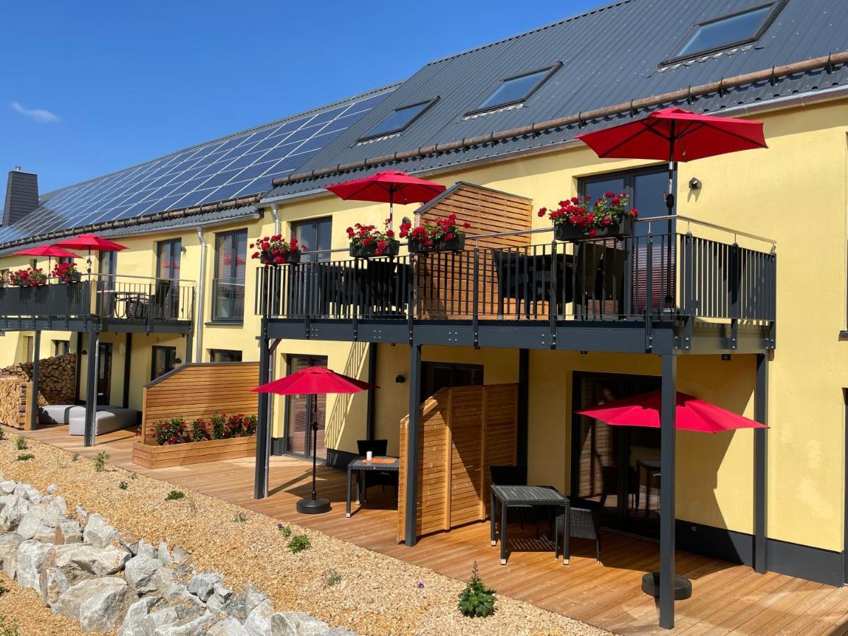 Chalet-Ferienwohnung Giebeltraum, 115 Qm, Wellness/Fitness/Sauna - Bergroedelhof Feilitzsch エクステリア 写真