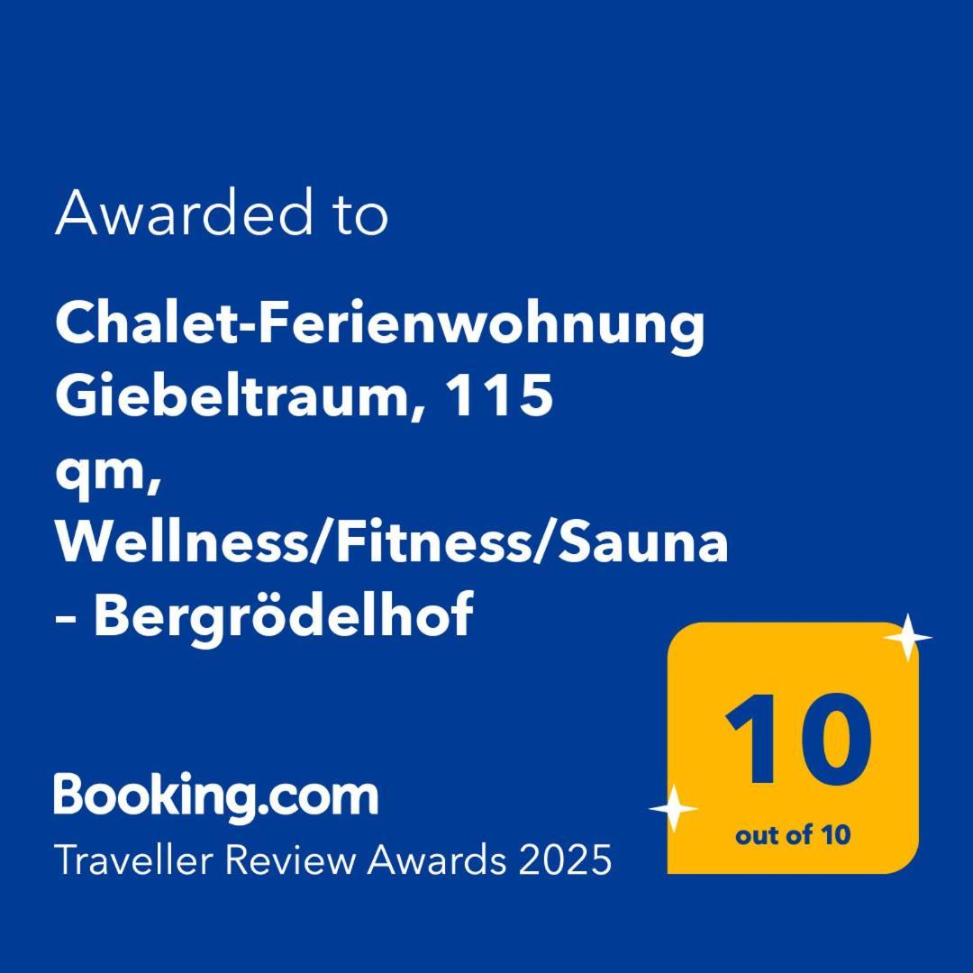 Chalet-Ferienwohnung Giebeltraum, 115 Qm, Wellness/Fitness/Sauna - Bergroedelhof Feilitzsch エクステリア 写真